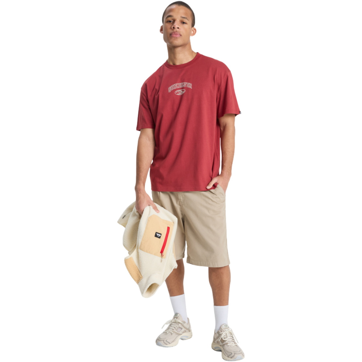2026 Quiksilver Männer Legacy Tee EQYZT08294 - Burnt Russet